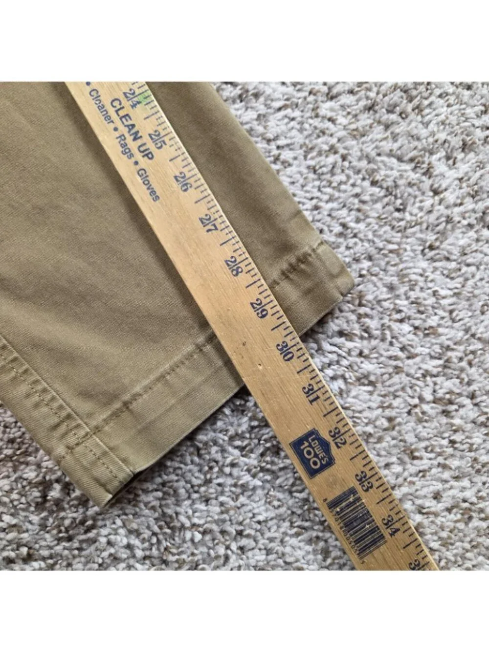Levis Pants Mens 34x30 Tag 34x32 Brown XX Chino Pockets Preppy